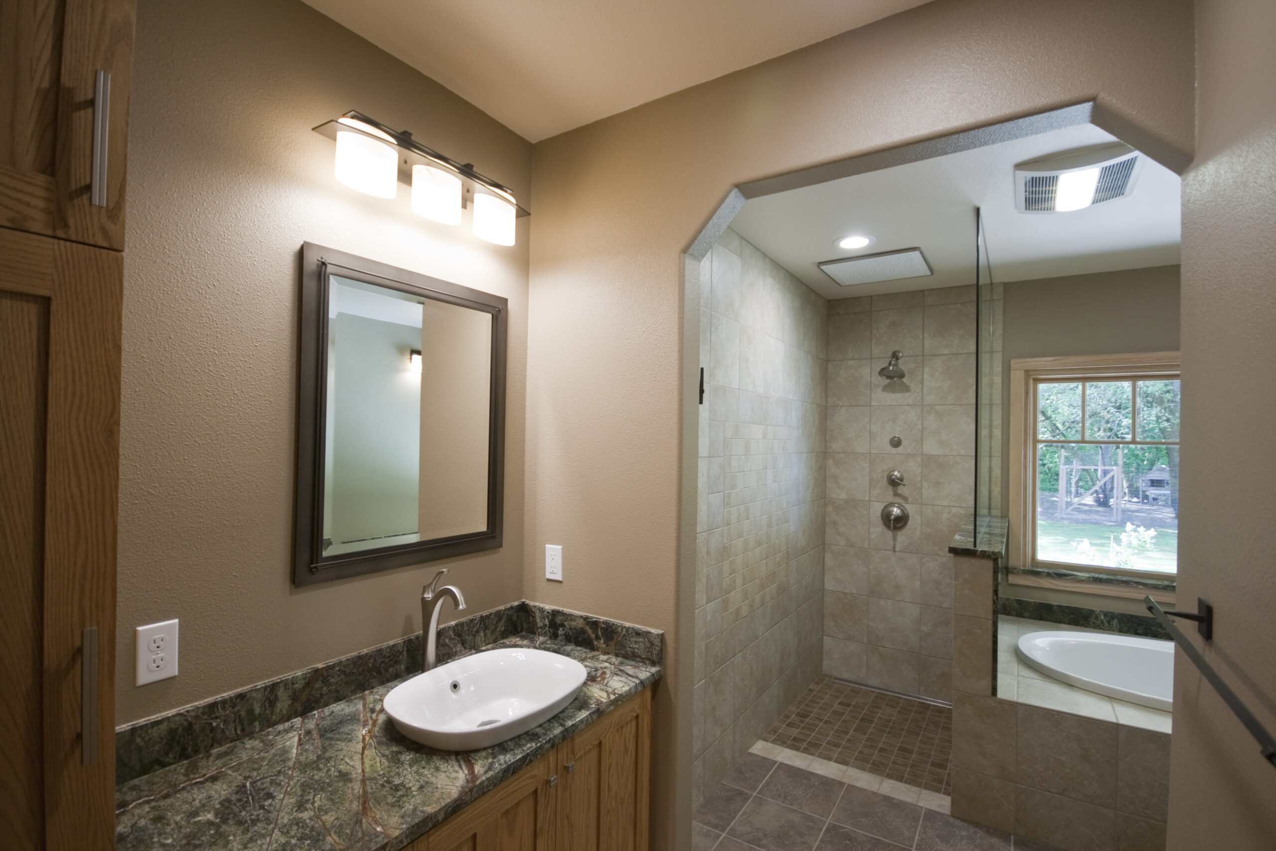 Steel frame mirror