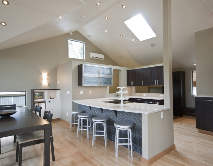 Vaulted kitchen