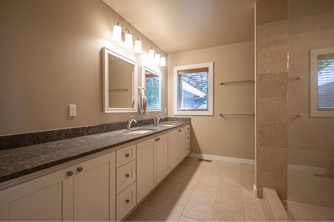 Double sink vanity