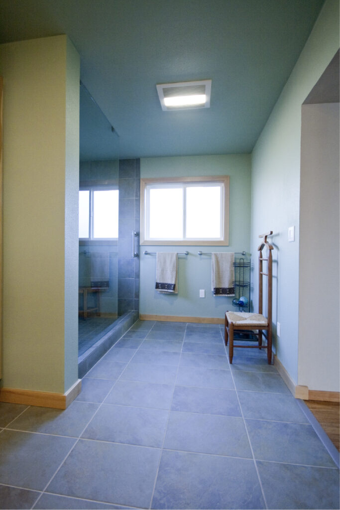 Large format through-body porcelain tile