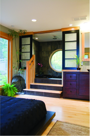 moon window bathroom