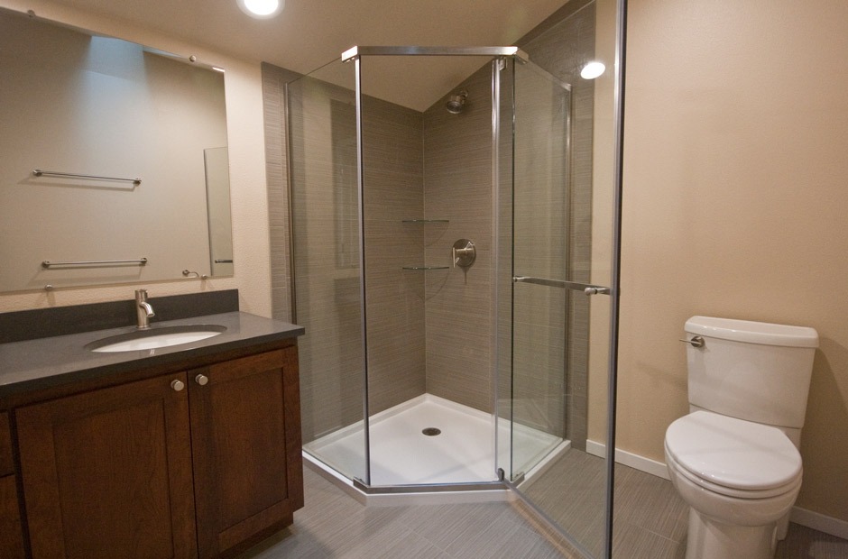 wide opening to luxury neoangle shower